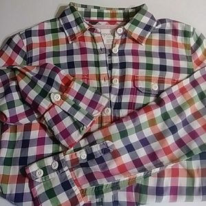 Aeropostale plaid button front shirt